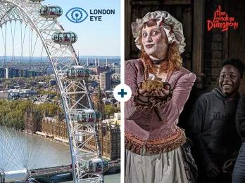 London Eye and London Dungeon