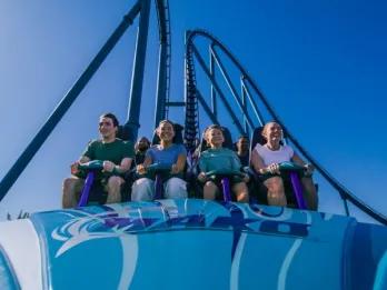 Guests on Mako at SeaWorld Orlando