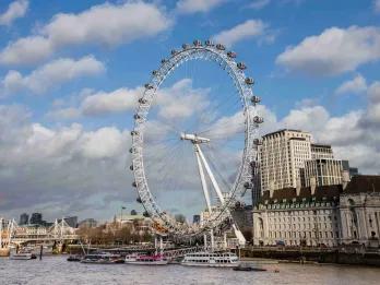 The London Eye across the Thames