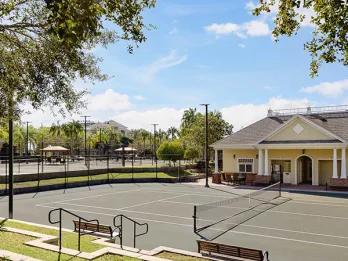 Tennis courts at Reunion Resort, an Orlando villa community