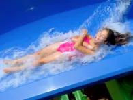 Girl on splash out at LEGOLAND Dubai Water Park