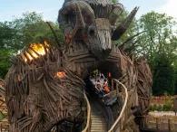 Wicker Man Roller Coaster at Alton Towers Theme Park