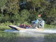 duck tour orlando Guests enjoying an airboat ride at Boggy Creek Orlando