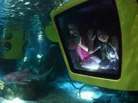 Girls inside Atlantis Submarine Voyage at LEGOLAND Windsor