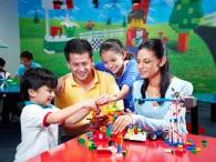 Family ejoying LEGO® Master Builder Academy at LEGOLAND Dubai