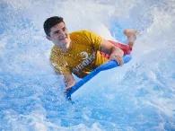Man enjoying Surfs Up at Aquaventure Dubai