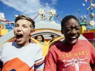 Guests on Slinky Dog Dash, Disney's Hollywood Studios
