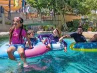 Family on Juha's Journey Lazy River at Wild Wadi Waterpark