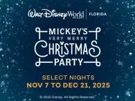 10% off Mickey's Very Merry Christmas Party 2025 tickets with code JINGLE