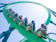 Guests riding Kraken at SeaWorld Orlando