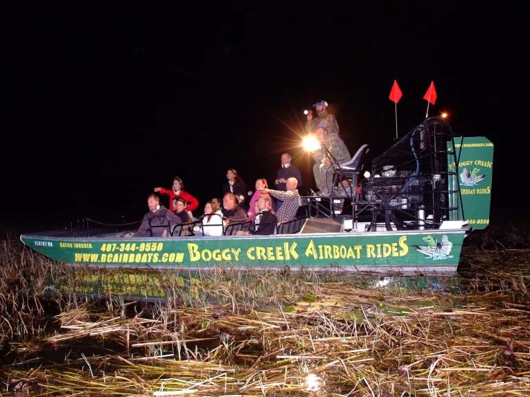 Boggy Creek One Hour Airboat Night Tour