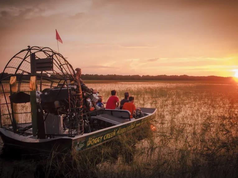 Boggy Creek One Hour Airboat Night Tour