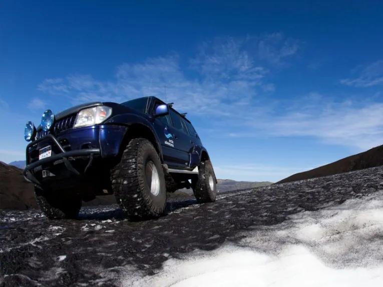 Golden Circle Super Jeep Tour with Snow Mobile Expedition