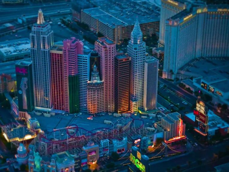Las Vegas Strip Helicopter Night Flight