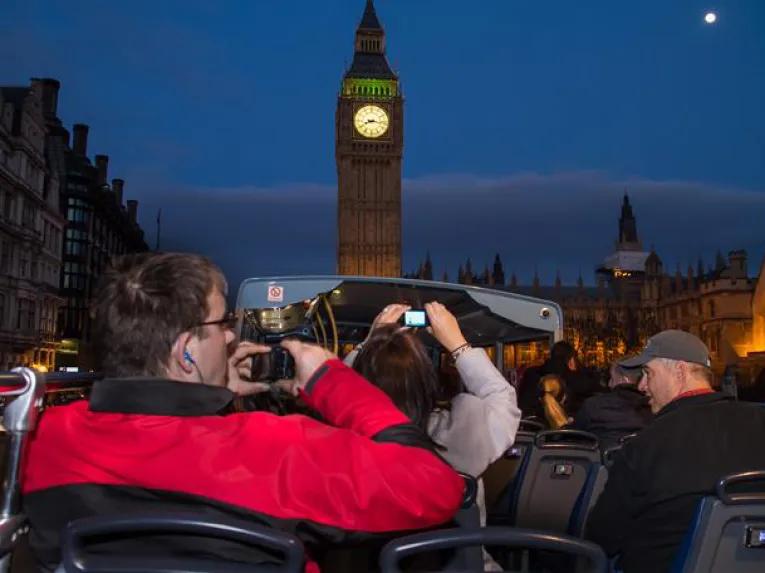 London by Night Open Top Bus Tour 