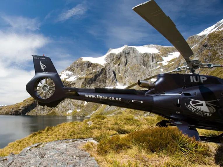 Champagne Picnic on a Peak Helicopter Flight