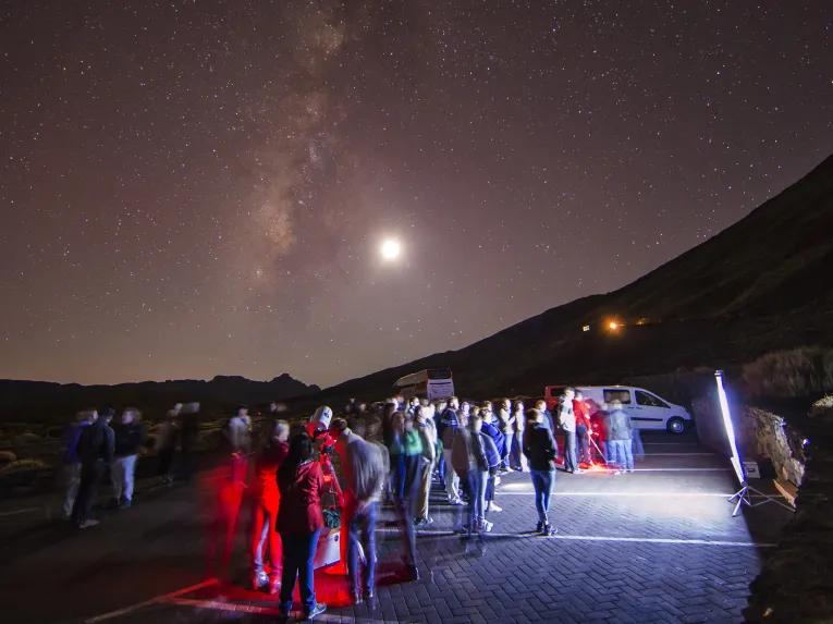 Sunset and Stars on Mount Teide 