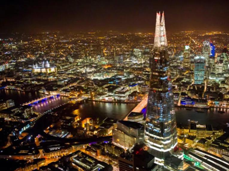 The View from The Shard with a Three Course Meal for Two
