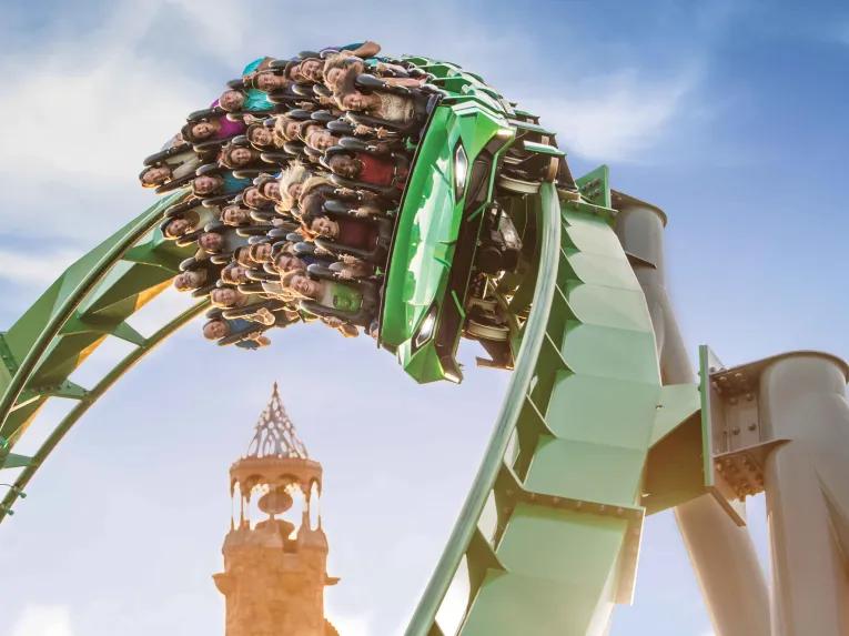 The Incredible Hulk Coaster at Universal Orlando Resort