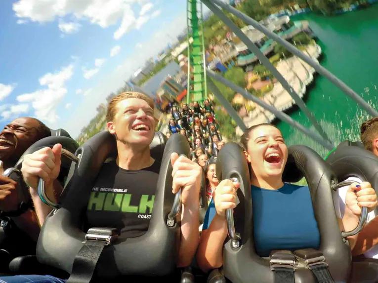 The Incredible Hulk Coaster at Universal's Islands of Adventure
