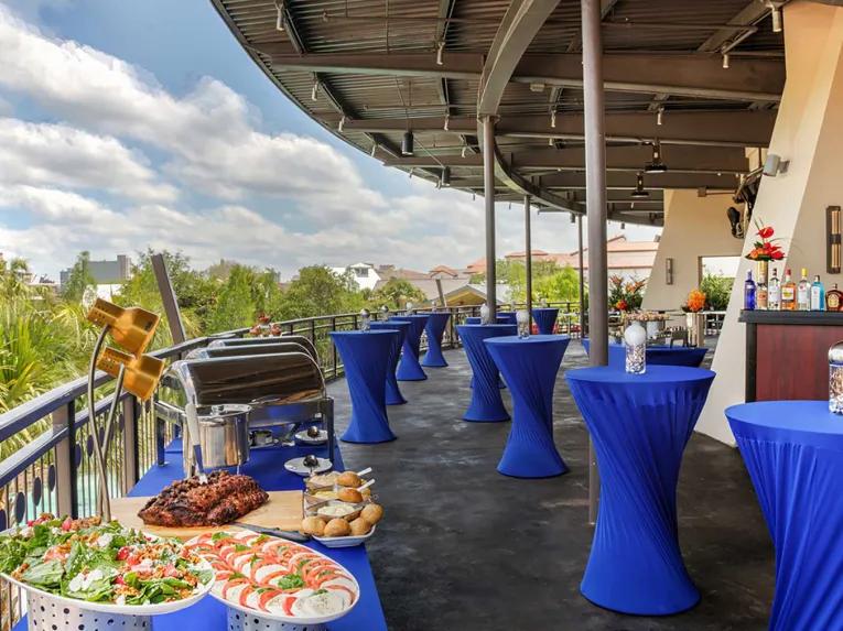 Outdoor Terrace at Planet Hollywood Orlando
