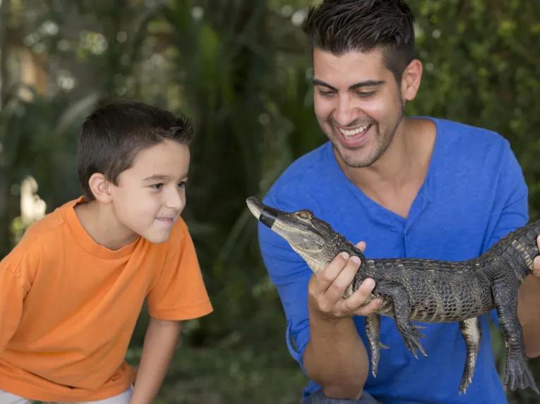 Animal encounters at Wild Florida Animal Park