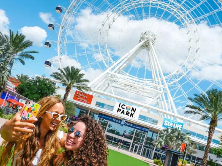 Selfie at the Wheel at ICON Park Orlando