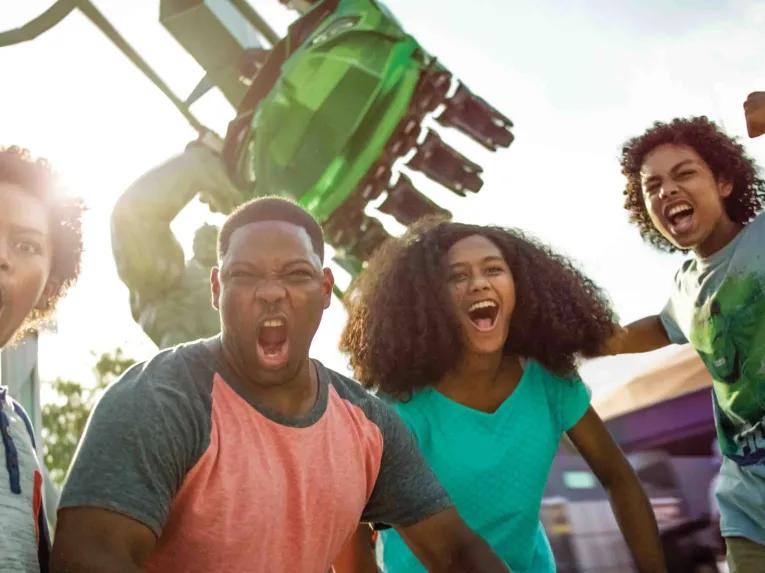 The Incredible Hulk Coaster at Universal's Islands of Adventure