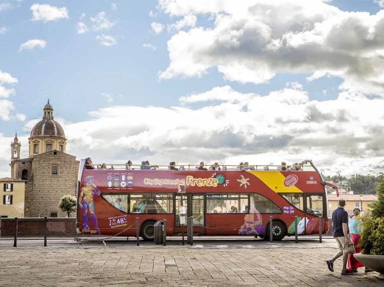 Florence Hop-on Hop-off Double Decker Bus Tour