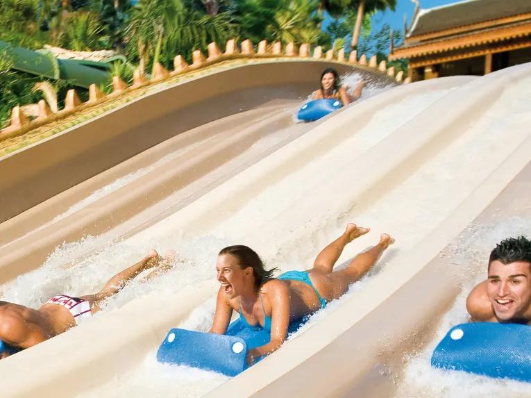 Naga Racer Water Slide at Siam Park in Tenerife