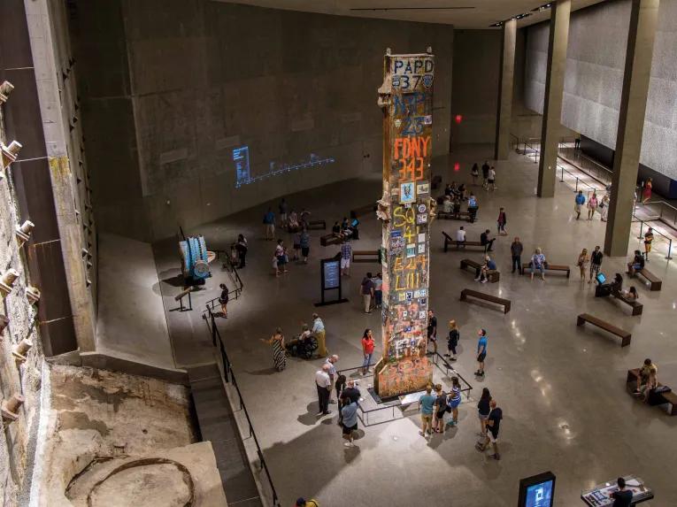 Slurry Wall at the 911 Memorial Museum in New York