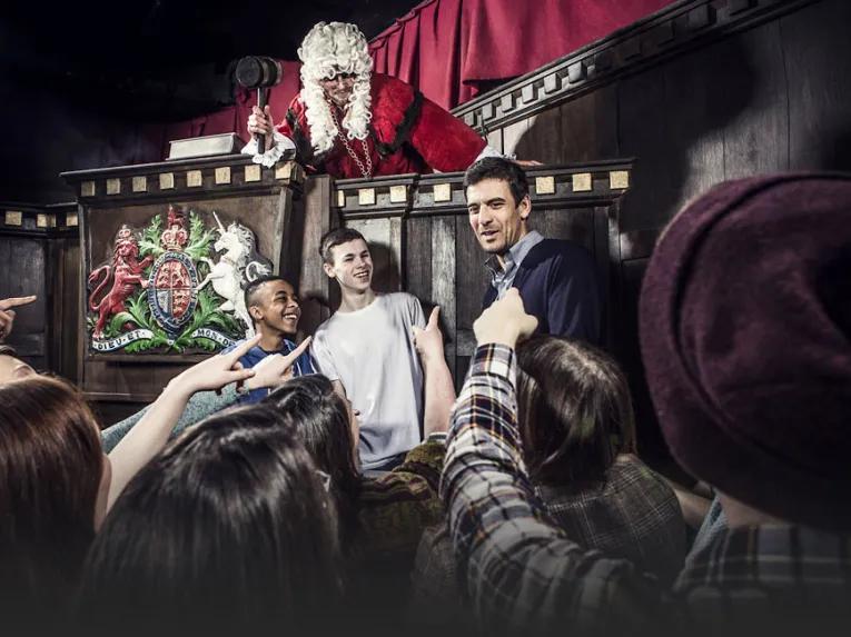 The Courtroom at the London Dungeon