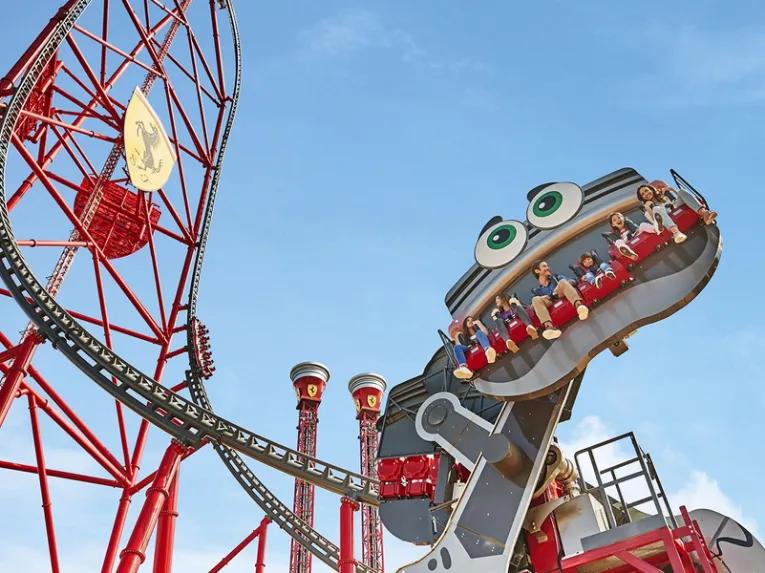 Crazy Pistons at Ferrari Land