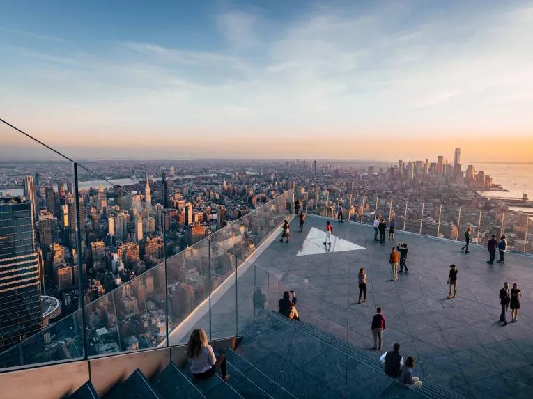 View from the Edge Sky Deck at Hudson Yards  
