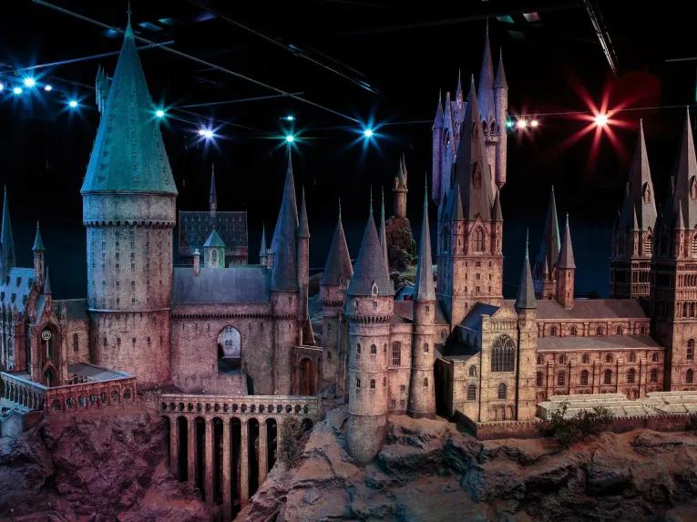 Model of Hogwarts at the Warner Bros. Studio Tour London