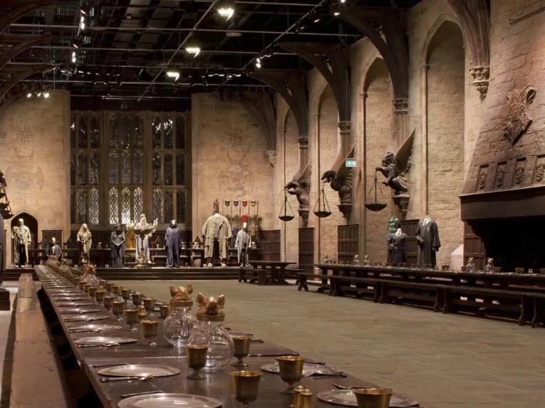 Great Hall at Warner Bros. Studio Tour London