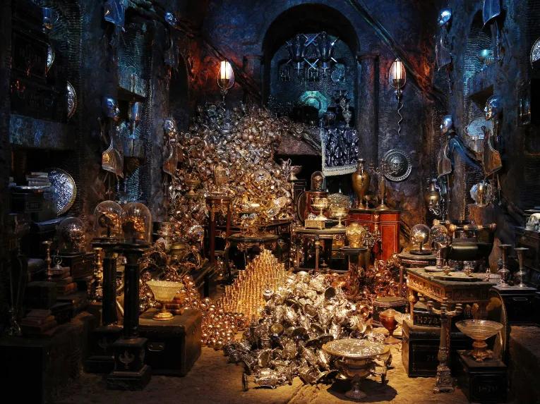 Lestrange Vault within Gringotts Bank at the Warner Bros. Studio Tour London