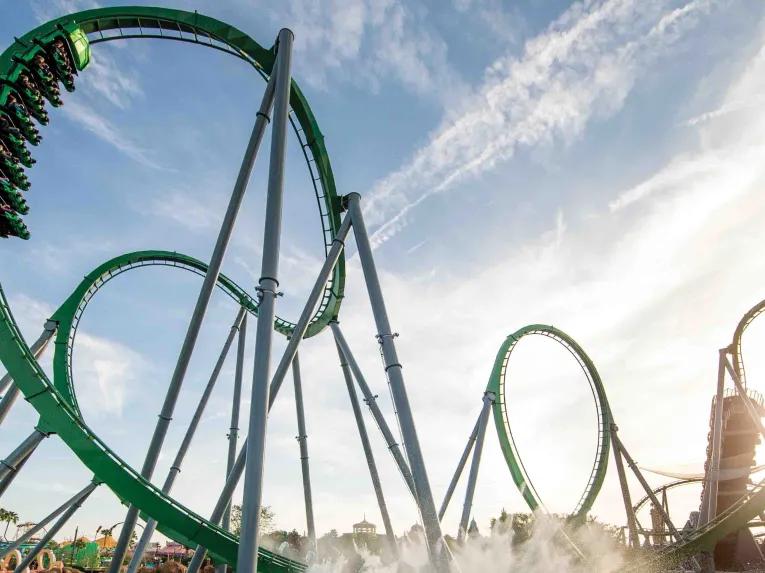 Hulk Coaster at Universal's Islands of Adventure