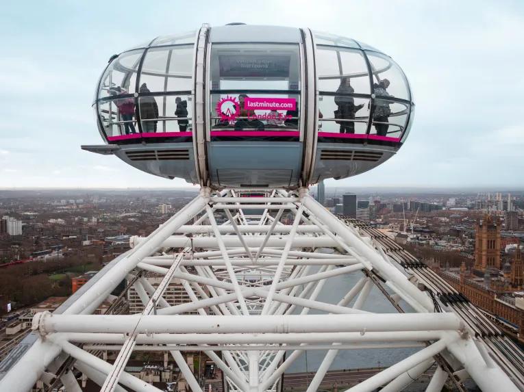 View from the top of the London Eye