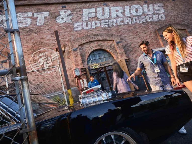Fast and Furios Supercharged cars at Universal Studios Florida