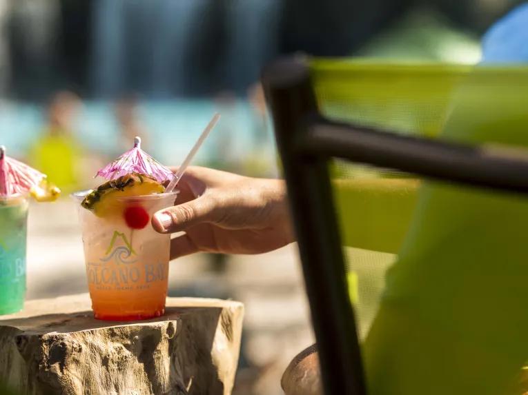 Drinks at Universal's Volcano Bay Water Theme Park