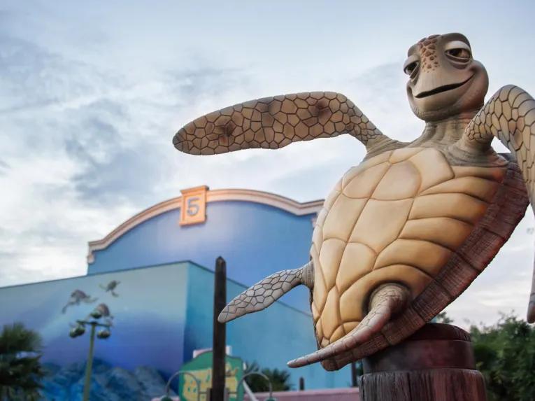 Crush's Coaster at Disneyland Paris