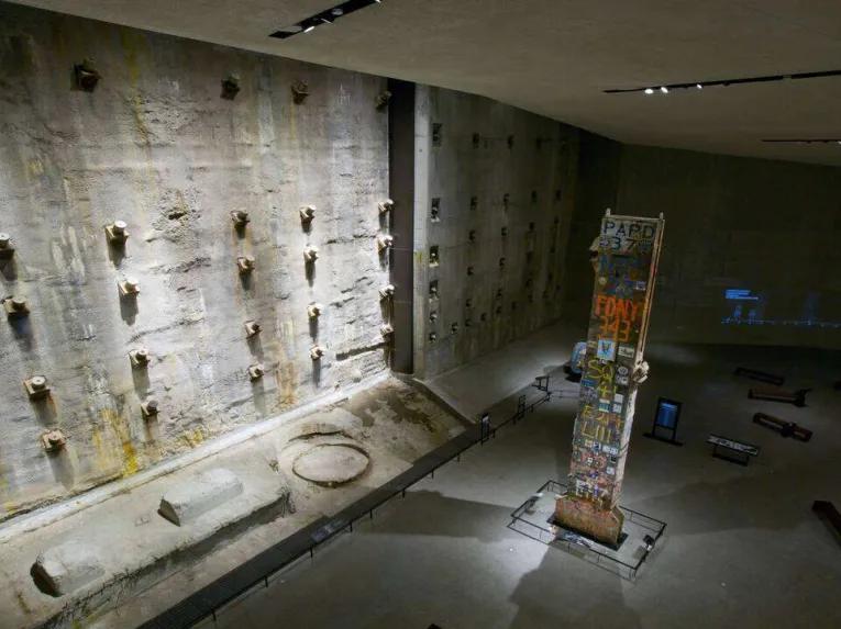 Slurry Wall at the 9/11 Memorial Museum