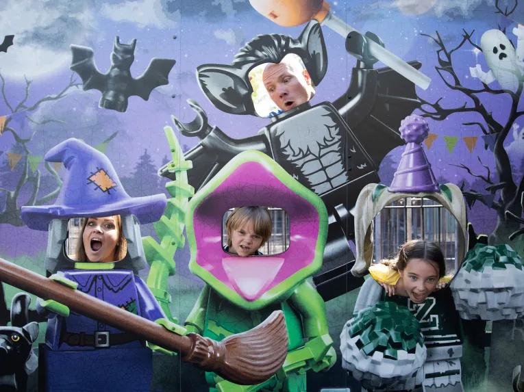 Kids enjoying Brick or Treat at LEGOLAND Windsor