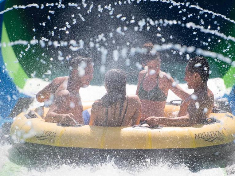 Splash down on Ray Rush at Aquatica Orlando
