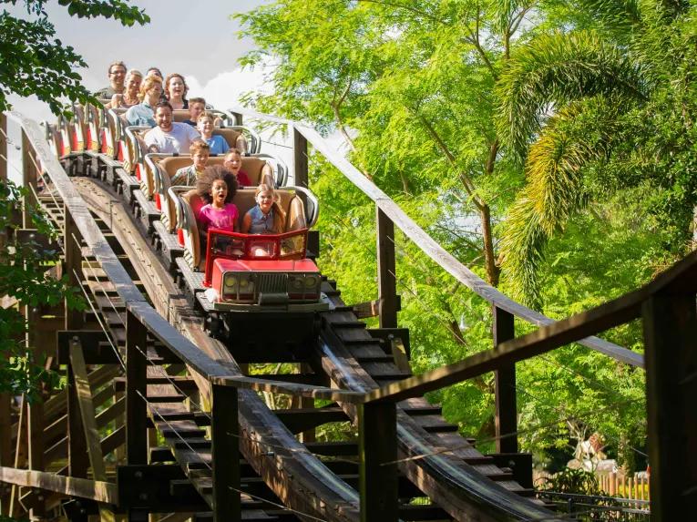 Coastersaurus ride at LEGOLAND Florida