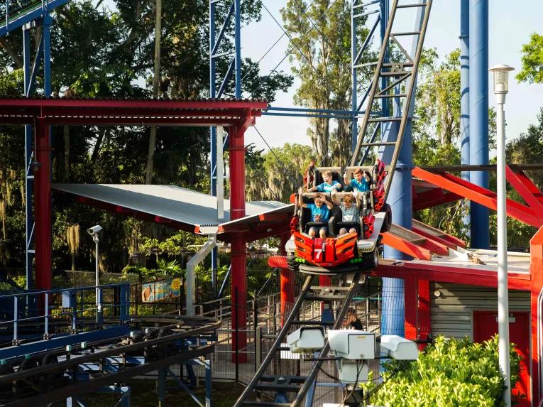 Project X coaster at LEGOLAND Florida