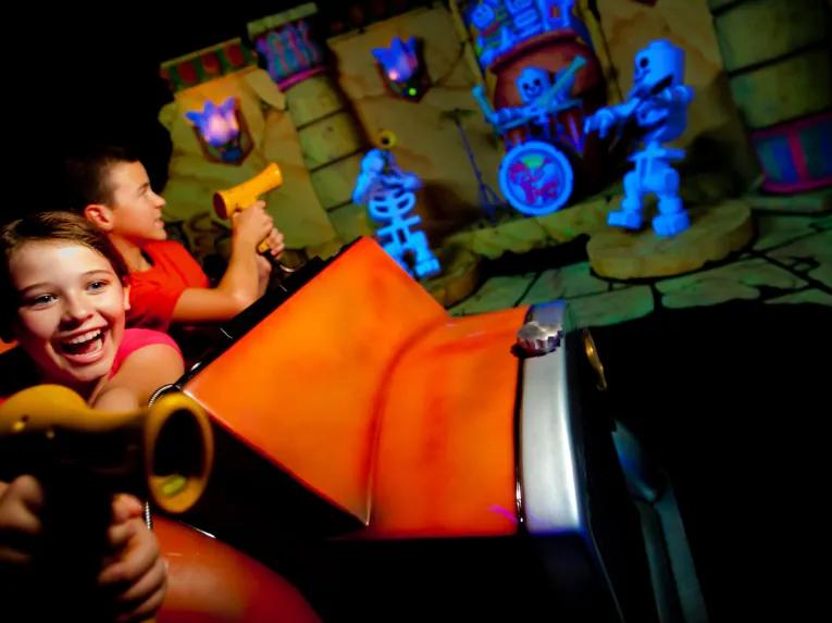 Kids enjoying a ride at LEGOLAND Florida