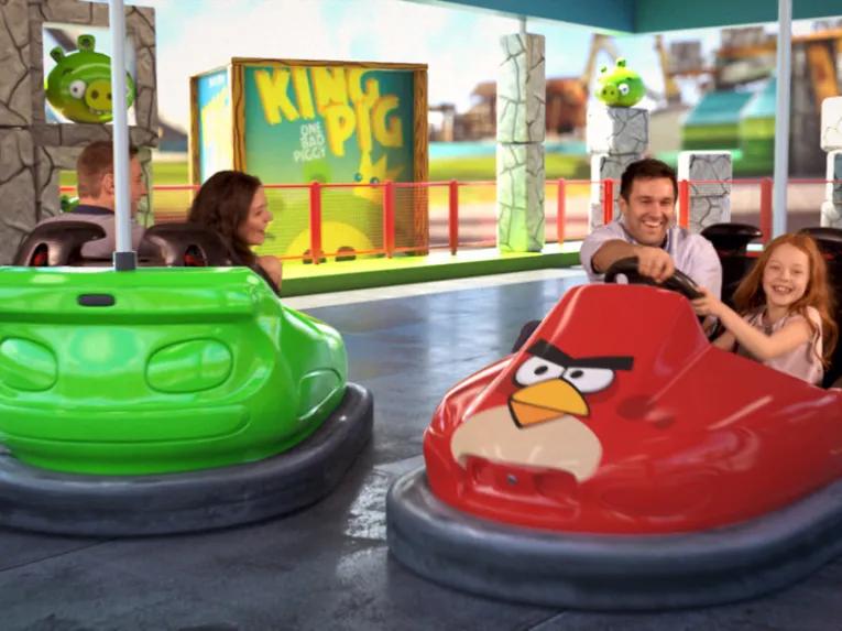 Guests enjoying Angry Birds Land at THORPE PARK