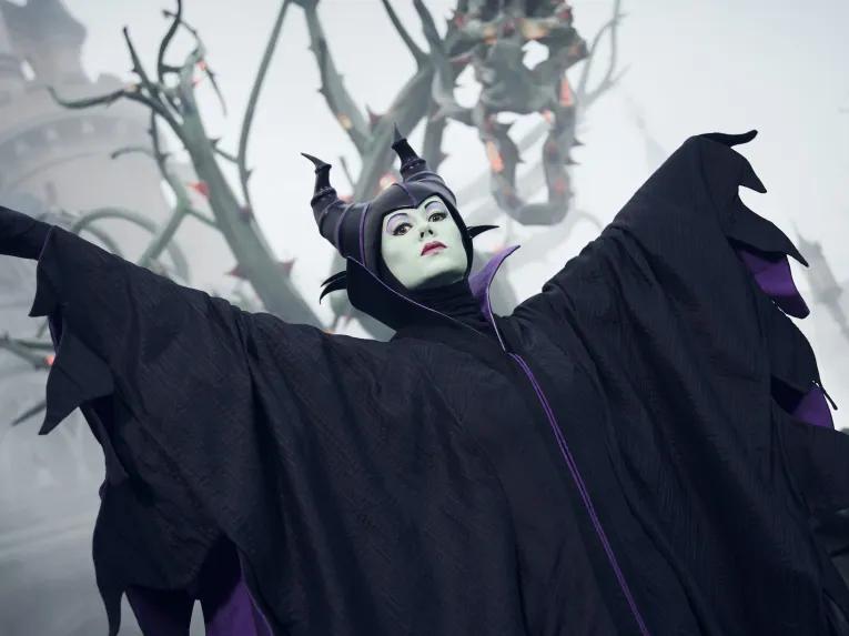 Maleficent at Disneyland Paris Halloween Party